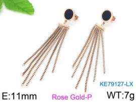 SS Rose Gold-Plating Earring