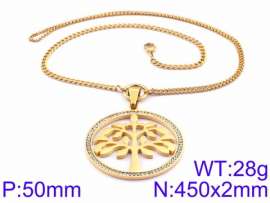 Stainless Steel Stone Necklace