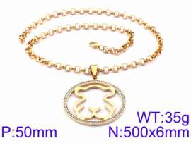 Stainless Steel Stone Necklace