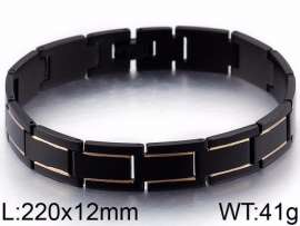 Stainless Steel Black-plating Bracelet