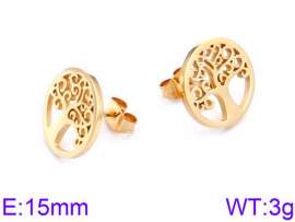 SS Gold-Plating Earring