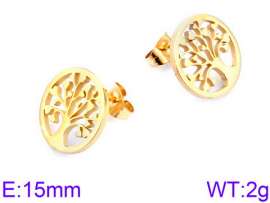 SS Gold-Plating Earring