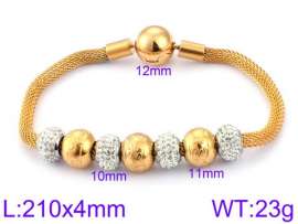 Stainless Steel Stone Bracelet