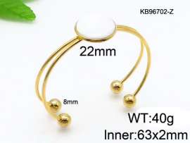 Stainless Steel Gold-plating Bangle