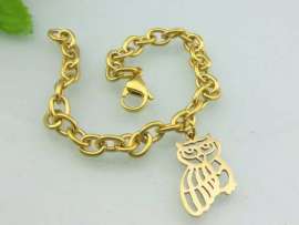 Stainless Steel Gold-plating Bracelet