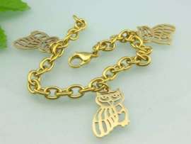 Stainless Steel Gold-plating Bracelet