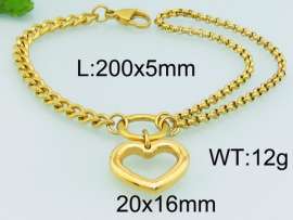 Stainless Steel Gold-plating Bracelet