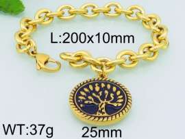 Stainless Steel Gold-plating Bracelet