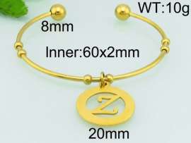 Stainless Steel Gold-plating Bangle