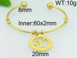 Stainless Steel Gold-plating Bangle