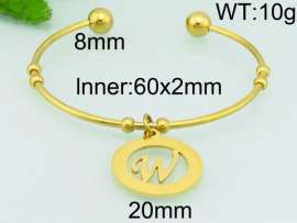 Stainless Steel Gold-plating Bangle