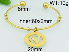Stainless Steel Gold-plating Bangle