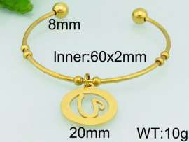 Stainless Steel Gold-plating Bangle