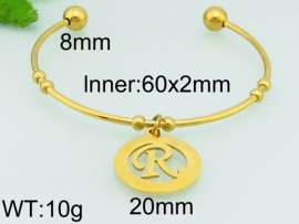 Stainless Steel Gold-plating Bangle
