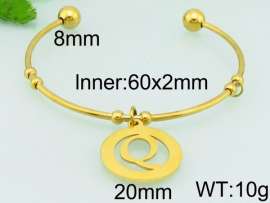 Stainless Steel Gold-plating Bangle