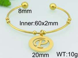 Stainless Steel Gold-plating Bangle