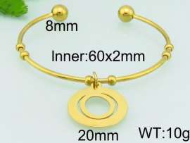 Stainless Steel Gold-plating Bangle