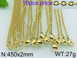 Staineless Steel Small Gold-plating Chain