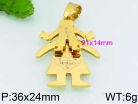 Stainless Steel Gold-plating Pendant