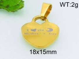 Stainless Steel Gold-plating Pendant