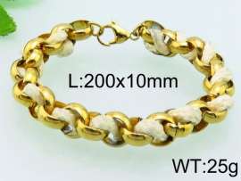 Stainless Steel Gold-plating Bracelet