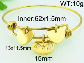 Stainless Steel Gold-plating Bangle