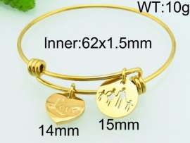 Stainless Steel Gold-plating Bangle