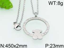 Stainless Steel Stone Necklace