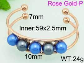 Stainless Steel Rose Gold-plating Bangle