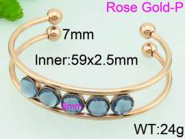 Stainless Steel Rose Gold-plating Bangle