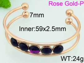 Stainless Steel Rose Gold-plating Bangle