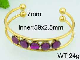 Stainless Steel Gold-plating Bangle