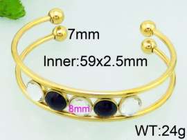 Stainless Steel Gold-plating Bangle