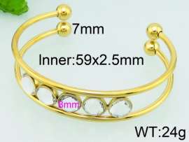 Stainless Steel Gold-plating Bangle