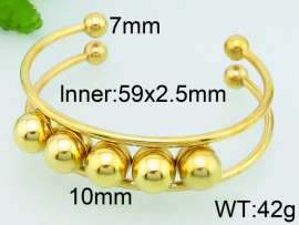 Stainless Steel Gold-plating Bangle