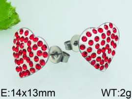 Stainless Steel Stone&Crystal Earring