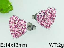 Stainless Steel Stone&Crystal Earring