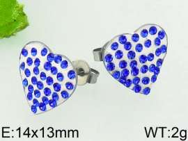 Stainless Steel Stone&Crystal Earring