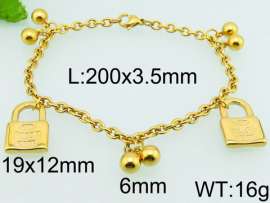 Stainless Steel Gold-plating Bracelet