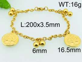 Stainless Steel Gold-plating Bracelet
