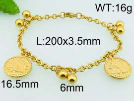 Stainless Steel Gold-plating Bracelet