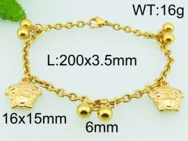 Stainless Steel Gold-plating Bracelet