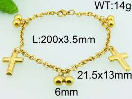 Stainless Steel Gold-plating Bracelet