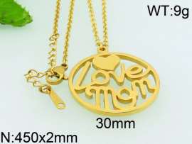 Stainless Steel Gold-plating Pendant