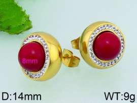 Stainless Steel Stone&Crystal Earring