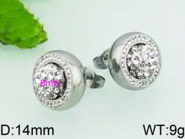 Stainless Steel Stone&Crystal Earring