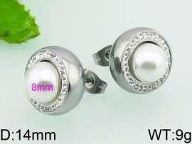 Stainless Steel Stone&Crystal Earring