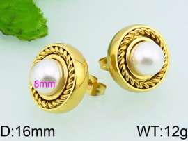 SS Gold-Plating Earring
