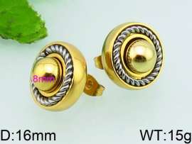 SS Gold-Plating Earring