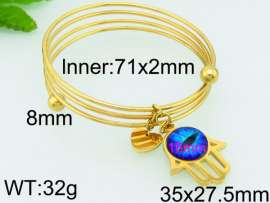 Stainless Steel Gold-plating Bangle